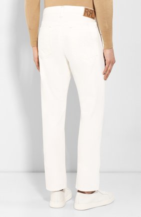 Мужские джинсы RRL белого цвета, арт. 782732171 | Фото 4 (Силуэт М (брюки): Прямые; Кросс-КТ: Деним; Длина (брюки, джинсы): Стандартные; Материал внешний: Хлопок, Деним)