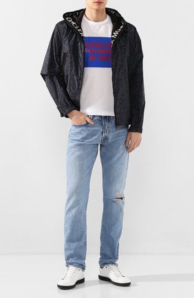 Мужская куртка siagne MONCLER темно-синего цвета по цене 92200 руб., арт. F1-091-1B726-00-539UR | Фото 2 Мужская куртка siagne MONCLER темно-синего цвета, арт. F1-091-1B726-00-539UR | Фото 2