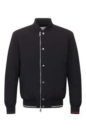 Мужской пуховый бомбер MONCLER черного цвета по цене 75000 руб., арт. F1-091-1A525-00-53132 | Фото 1 Мужской пуховый бомбер MONCLER черного цвета, арт. F1-091-1A525-00-53132 | Фото 1
