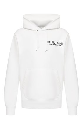 Мужской хлопковое худи HELMUT LANG белого цвета по цене 31900 руб., арт. K02DM509 | Фото 1 Мужской хлопковое худи HELMUT LANG белого цвета, арт. K02DM509 | Фото 1