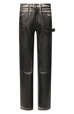 Мужской хлопковые брюки HELMUT LANG черно-белого цвета по цене 43300 руб., арт. K02DM201 | Фото 1 Мужской хлопковые брюки HELMUT LANG черно-белого цвета, арт. K02DM201 | Фото 1