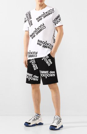 Мужская хлопковая футболка COMME DES FUCKDOWN белого цвета по цене 5510 руб., арт. CDFU714P | Фото 2 Мужская хлопковая футболка COMME DES FUCKDOWN белого цвета, арт. CDFU714P | Фото 2