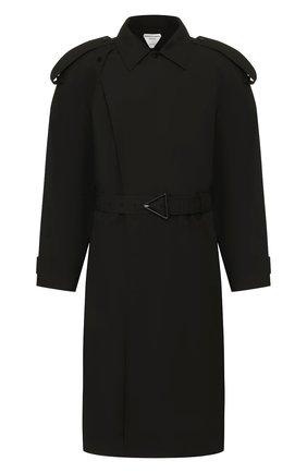Мужской хлопковый тренч BOTTEGA VENETA черного цвета по цене 154000 руб., арт. 613755/VKPB0 | Фото 1 Мужской хлопковый тренч BOTTEGA VENETA черного цвета, арт. 613755/VKPB0 | Фото 1