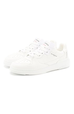Мужские кожаные кеды wing GIVENCHY белого цвета по цене 48400 руб., арт. BH002KH0KP | Фото 1 Мужские кожаные кеды wing GIVENCHY белого цвета, арт. BH002KH0KP | Фото 1