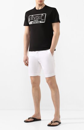 Мужские кожаные шлепанцы TOM FORD черного цвета по цене 42000 руб., арт. J1244T-LCL064 | Фото 2 Мужские кожаные шлепанцы TOM FORD черного цвета, арт. J1244T-LCL064 | Фото 2