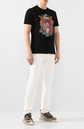 Мужские комбинированные кроссовки daymaster DOLCE & GABBANA хаки цвета по цене 51500 руб., арт. CS1766/AX034 | Фото 2 Мужские комбинированные кроссовки daymaster DOLCE & GABBANA хаки цвета, арт. CS1766/AX034 | Фото 2