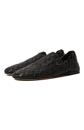 Мужские кожаные слиперы BOTTEGA VENETA черного цвета по цене 111500 руб., арт. 620304/VBTR0 | Фото 1 Мужские кожаные слиперы BOTTEGA VENETA черного цвета, арт. 620304/VBTR0 | Фото 1 (Материал внутренний: Натуральная кожа; Мужское Кросс-КТ: Лоферы-обувь; Стили: Кэжуэл)