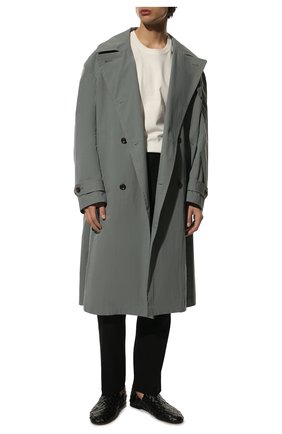 Мужские кожаные слиперы BOTTEGA VENETA черного цвета по цене 111500 руб., арт. 620304/VBTR0 | Фото 2 Мужские кожаные слиперы BOTTEGA VENETA черного цвета, арт. 620304/VBTR0 | Фото 2 (Материал внутренний: Натуральная кожа; Мужское Кросс-КТ: Лоферы-обувь; Стили: Кэжуэл)