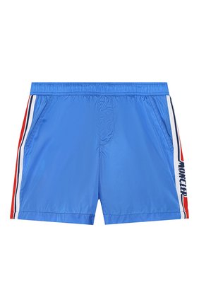 Детские плавки-шорты MONCLER голубого цвета по цене 9350 руб., арт. F1-954-2C702-20-53326/4-6A | Фото 1 Детские плавки-шорты MONCLER голубого цвета, арт. F1-954-2C702-20-53326/4-6A | Фото 1