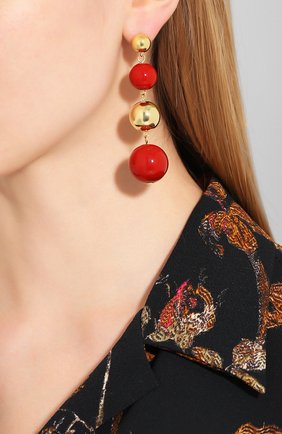 Женские серьги ESHVI разноцветного цвета по цене 18750 руб., арт. SS2020-10-R | Фото 2 Женские серьги ESHVI разноцветного цвета, арт. SS2020-10-R | Фото 2