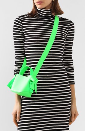 Женская сумка musubi micro ACNE STUDIOS зеленого цвета по цене 52000 руб., арт. A10033/W | Фото 5 Женская сумка musubi micro ACNE STUDIOS зеленого цвета, арт. A10033/W | Фото 5