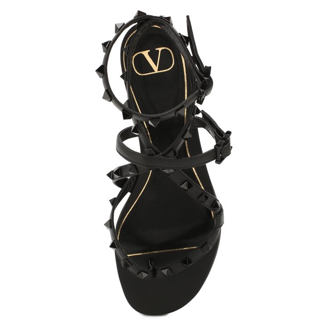 Кожаные сандалии Garavani Rockstud Flair Valentino 10988770