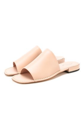 Женские кожаные шлепанцы TOD’S светло-розового цвета по цене 34800 руб., арт. XXW55C0DC1000N | Фото 1 Женские кожаные шлепанцы TOD’S светло-розового цвета, арт. XXW55C0DC1000N | Фото 1