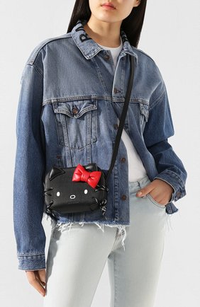 Женская сумка hello kitty xxs BALENCIAGA черного цвета по цене 68950 руб., арт. 619012/1CB03 | Фото 2 Женская сумка hello kitty xxs BALENCIAGA черного цвета, арт. 619012/1CB03 | Фото 2