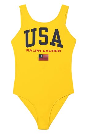 Детского слитный купальник RALPH LAUREN желтого цвета по цене 6495 руб., арт. 313796771 | Фото 1 Детского слитный купальник RALPH LAUREN желтого цвета, арт. 313796771 | Фото 1