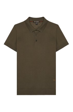 Детское шерстяное поло LORO PIANA хаки цвета по цене 39500 руб., арт. FAI9402 | Фото 1 Детское шерстяное поло LORO PIANA хаки цвета, арт. FAI9402 | Фото 1