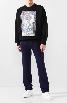 Мужской хлопковый свитшот ACNE STUDIOS черного цвета по цене 21900 руб., арт. BI0049/M | Фото 2 Мужской хлопковый свитшот ACNE STUDIOS черного цвета, арт. BI0049/M | Фото 2