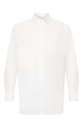 Мужская хлопковая рубашка YOHJI YAMAMOTO белого цвета по цене 43900 руб., арт. HN-B01-001 | Фото 1 Мужская хлопковая рубашка YOHJI YAMAMOTO белого цвета, арт. HN-B01-001 | Фото 1