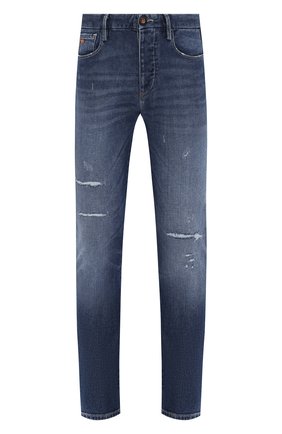 Мужские джинсы EMPORIO ARMANI синего цвета по цене 21700 руб., арт. 3H1J11/1DD6Z | Фото 1 Мужские джинсы EMPORIO ARMANI синего цвета, арт. 3H1J11/1DD6Z | Фото 1
