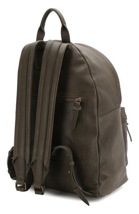Мужской кожаный рюкзак OFFICINE CREATIVE темно-зеленого цвета по цене 49950 руб., арт. 0C PACK/IGNIS | Фото 3 Мужской кожаный рюкзак OFFICINE CREATIVE темно-зеленого цвета, арт. 0C PACK/IGNIS | Фото 3 (Материал: Натуральная кожа)