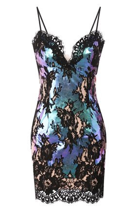 Женское мини-платье CHRISTOPHER KANE бирюзового цвета по цене 139500 руб., арт. RE20 DR3316 F0IL LACE | Фото 1 Женское мини-платье CHRISTOPHER KANE бирюзового цвета, арт. RE20 DR3316 F0IL LACE | Фото 1