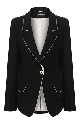 Женский шерстяной жакет ANN DEMEULEMEESTER черного цвета по цене 89950 руб., арт. 2001-1004-P-170-098 | Фото 1 Женский шерстяной жакет ANN DEMEULEMEESTER черного цвета, арт. 2001-1004-P-170-098 | Фото 1