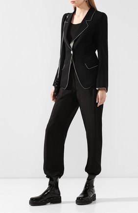 Женский шерстяной жакет ANN DEMEULEMEESTER черного цвета по цене 89950 руб., арт. 2001-1004-P-170-098 | Фото 2 Женский шерстяной жакет ANN DEMEULEMEESTER черного цвета, арт. 2001-1004-P-170-098 | Фото 2