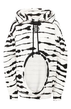 Женская хлопковое худи BURBERRY черно-белого цвета по цене 69200 руб., арт. 4563984 | Фото 1 Женская хлопковое худи BURBERRY черно-белого цвета, арт. 4563984 | Фото 1