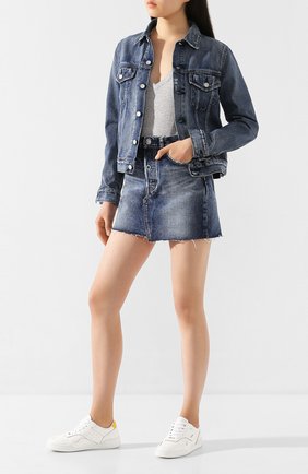Женская хлопковая футболка POLO RALPH LAUREN серого цвета по цене 6200 руб., арт. 211810419 | Фото 2 Женская хлопковая футболка POLO RALPH LAUREN серого цвета, арт. 211810419 | Фото 2