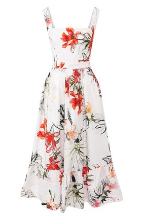 Женское хлопковое платье ALEXANDER MCQUEEN разноцветного цвета по цене 255000 руб., арт. 623552/QDAAL | Фото 1 Женское хлопковое платье ALEXANDER MCQUEEN разноцветного цвета, арт. 623552/QDAAL | Фото 1