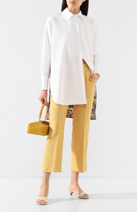 Женская хлопковая рубашка STELLA MCCARTNEY белого цвета по цене 67850 руб., арт. 601191/SMA90 | Фото 2 Женская хлопковая рубашка STELLA MCCARTNEY белого цвета, арт. 601191/SMA90 | Фото 2
