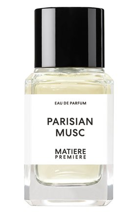 Парфюмерная вода parisian musc (100ml) MATIERE PREMIERE бесцветного цвета по цене 22500 руб., арт. 3770007317193 | Фото 1 Парфюмерная вода parisian musc (100ml) MATIERE PREMIERE бесцветного цвета, арт. 3770007317193 | Фото 1 (Косметика кросс-кт: Парфюмерия У; Ограничения доставки: flammable)
