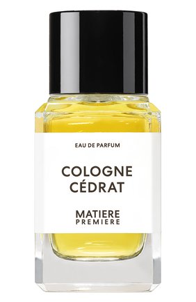 Парфюмерная вода cologne cédrat (100ml) MATIERE PREMIERE бесцветного цвета по цене 22500 руб., арт. 3770007317162 | Фото 1 Парфюмерная вода cologne cédrat (100ml) MATIERE PREMIERE бесцветного цвета, арт. 3770007317162 | Фото 1 (Косметика кросс-кт: Парфюмерия У; Ограничения доставки: flammable)