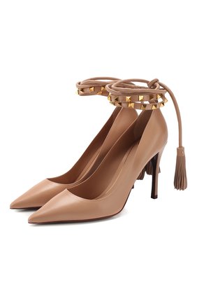Кожаные туфли Valentino Garavani Rockstud Flair | Фото №1 Кожаные туфли Valentino Garavani Rockstud Flair | Фото №1