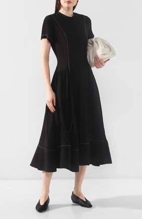 Женские кожаные балетки BOTTEGA VENETA черного цвета по цене 69950 руб., арт. 608875/VBSN0 | Фото 2 Женские кожаные балетки BOTTEGA VENETA черного цвета, арт. 608875/VBSN0 | Фото 2