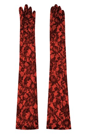 Женские перчатки DRIES VAN NOTEN красного цвета по цене 21850 руб., арт. 201-10101-782 | Фото 2 Женские перчатки DRIES VAN NOTEN красного цвета, арт. 201-10101-782 | Фото 2