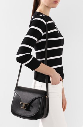 Женская сумка t singola TOD’S черного цвета по цене 136500 руб., арт. XBWTSIC0100R0R | Фото 2 Женская сумка t singola TOD’S черного цвета, арт. XBWTSIC0100R0R | Фото 2