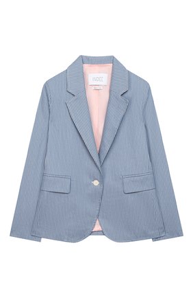 Детский хлопковый жакет INDEE голубого цвета по цене 15450 руб., арт. GRACE/DENIM/12A-18A | Фото 1 Детский хлопковый жакет INDEE голубого цвета, арт. GRACE/DENIM/12A-18A | Фото 1