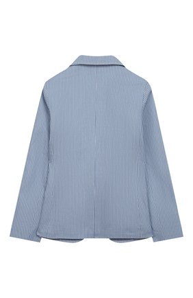 Детский хлопковый жакет INDEE голубого цвета по цене 15450 руб., арт. GRACE/DENIM/12A-18A | Фото 2 Детский хлопковый жакет INDEE голубого цвета, арт. GRACE/DENIM/12A-18A | Фото 2