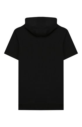 Детское хлопковое платье MOSCHINO KID черного цвета по цене 11050 руб., арт. HDV08N/LDA12/10A-14A | Фото 2 Детское хлопковое платье MOSCHINO KID черного цвета, арт. HDV08N/LDA12/10A-14A | Фото 2