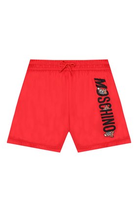 Детские плавки-шорты MOSCHINO KID красного цвета по цене 4970 руб., арт. HNL010/LKA02/4A-8A | Фото 1 Детские плавки-шорты MOSCHINO KID красного цвета, арт. HNL010/LKA02/4A-8A | Фото 1