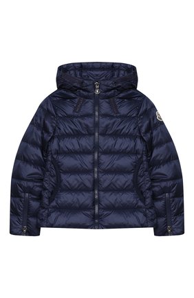Детского пуховая куртка MONCLER темно-синего цвета по цене 29950 руб., арт. F1-954-1A131-10-53048/8-10A | Фото 1 Детского пуховая куртка MONCLER темно-синего цвета, арт. F1-954-1A131-10-53048/8-10A | Фото 1