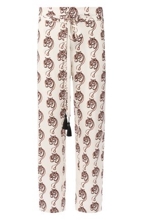Мужской брюки из вискозы TRIPLE RRR белого цвета по цене 41050 руб., арт. SS20 P009 0032 | Фото 1 Мужской брюки из вискозы TRIPLE RRR белого цвета, арт. SS20 P009 0032 | Фото 1