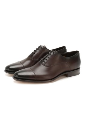 Мужские кожаные оксфорды SANTONI коричневого цвета по цене 49950 руб., арт. MCBN17158PC2NUTAS32 | Фото 1 Мужские кожаные оксфорды SANTONI коричневого цвета, арт. MCBN17158PC2NUTAS32 | Фото 1