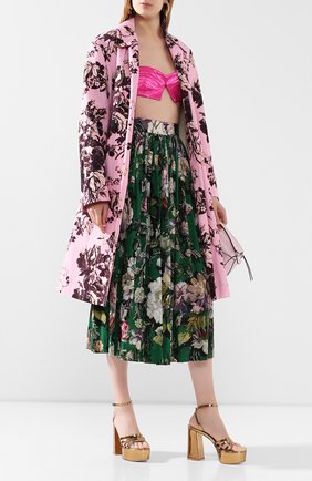 Женская хлопковая юбка DRIES VAN NOTEN зеленого цвета по цене 43900 руб., арт. 201-10889-9400 | Фото 2 Женская хлопковая юбка DRIES VAN NOTEN зеленого цвета, арт. 201-10889-9400 | Фото 2