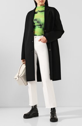Женское шерстяное пальто ACNE STUDIOS черного цвета по цене 83200 руб., арт. A90188/W | Фото 2 Женское шерстяное пальто ACNE STUDIOS черного цвета, арт. A90188/W | Фото 2