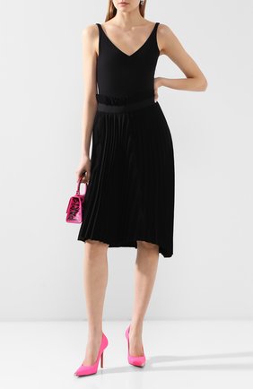 Женское боди ACNE STUDIOS черного цвета по цене 14150 руб., арт. AL0133/W | Фото 2 Женское боди ACNE STUDIOS черного цвета, арт. AL0133/W | Фото 2