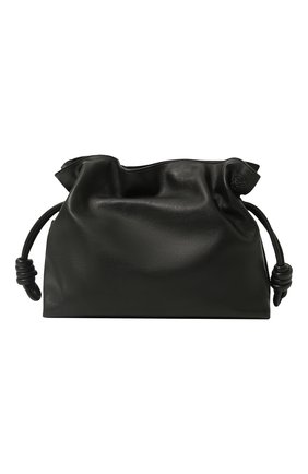 Женский клатч flamenco LOEWE черного цвета по цене 147000 руб., арт. A411FC1X01 | Фото 1 Женский клатч flamenco LOEWE черного цвета, арт. A411FC1X01 | Фото 1