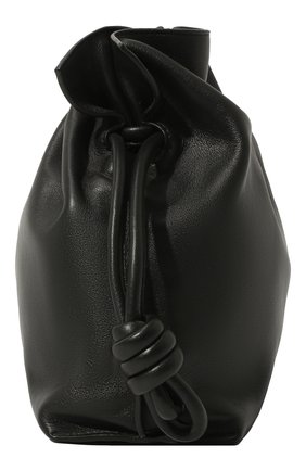 Женский клатч flamenco LOEWE черного цвета по цене 153500 руб., арт. A411FC1X01 | Фото 3 Женский клатч flamenco LOEWE черного цвета, арт. A411FC1X01 | Фото 3