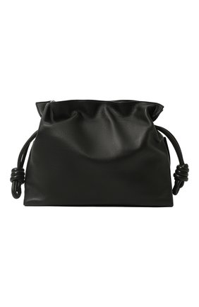 Женский клатч flamenco LOEWE черного цвета по цене 153500 руб., арт. A411FC1X01 | Фото 5 Женский клатч flamenco LOEWE черного цвета, арт. A411FC1X01 | Фото 5